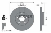 92139703_диск тормозной передний! toyota rav 4 all 00&gt