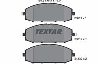 Колодки тормозные дисковые передние 2361101 от компании TEXTAR