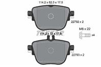 Колодки тормозные MB W213/C257 16- задн. (с противошумной пластиной Q+