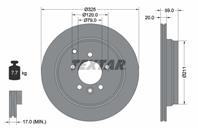 92147603_диск тормозной задний! Land Rover Discovery III/IV/Range Rover Sport 2