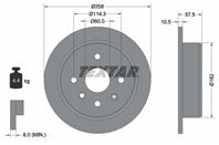 92163000_диск тормозной задний!Chevrolet Lacetti  DaewooNubira 1.4/1.6/1.8 03&gt