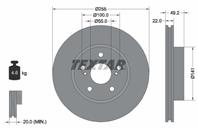 92179503_диск тормозной передний! Toyota Prius 1.