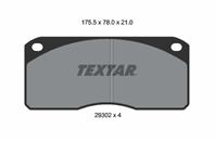 Колодки тормозные volvo fl дисковые (176x78x22) (4шт.) textar