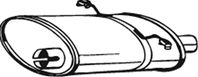 Глушитель VOLVO 740/940 2.3/2.4D 87-94