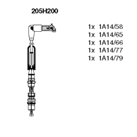 Br-205h200_=rc-vw 247=jm-abm81 !ком-т проводов vw golf iv/bora/passat 2.3 agz 97&gt