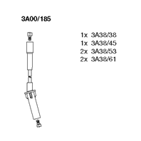 BR-3A00/185_к-кт проводов! Chrysler Voyager 3.3/3.8i 00&gt