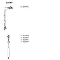 BR-800/260_к-кт проводов! Ford Sierra 1.3/1.8/2.0
