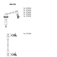 BR-600/123_к-кт проводов! Volvo 850/S70 2.0-2.5 91&gt