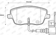 Колодки vw polo1.4-1.9l/ skoda fabia 2001 > wva23581