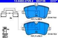 13.0460-2726.2_ 768 00 FDB1429 !колодки дисковые п