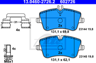 13.0460-2726.2_ 768 00 FDB1429 !колодки дисковые п