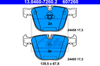 13.0460-7260.2_=P06050 [34216783555] !колодки дисковые п. BMW X5 (E70) M 09&gt/ X