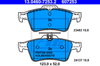 13.0460-7253.2_колодки дисковые з. ! Citroen C5 1