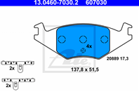 13.0460-7030.2_ FDB385 571315B !колодки дисковые п