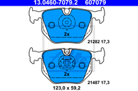 13.0460-7079.2_=381 20=FDB857 !колодки дисковые з.BMW E38 2.8/4.0/5.0/2.5STD/3.