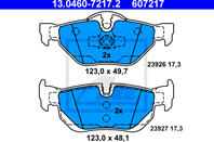 13.0460-7217.2_!колодки дисковые з. bmw e87 2.0i/