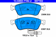 КОЛОДКИ AUDI A8 03-/VW PHAETON 02- ПЕР