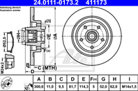 Brake disk with bearing