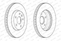 Kpl. tarcz hamulcowych (2 szt.) przod L/P OPEL ASTRA K 1.0-1.6D 06.15-