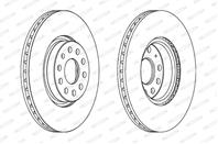 [DDF1305] FERODO ТОРМОЗНОЙ ДИСК