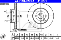 Диск торм opl astra h/combo/meriva 1.4-2.0/1.3-1.9