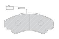 FVR1479_=GDB1518=959 01=221948 !колодки дисковые п. Peugeot Boxer 350 Models  F