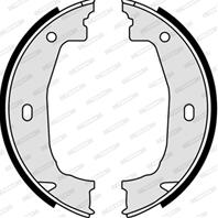 Колодки ручника bmw e46 98-/e81/e87/e90/e91 04-/f20/f21/f30/f31 10- (без пружинок) 161x20