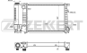 Радиатор охл. дв. BMW 3 (E30, E36) 87-, 5 (E34) 88-