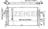 Радиатор охл. дв. Opel Astra H 04-, Zafira B 05-