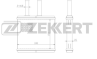 Радиатор отоп. Chevrolet Aveo (T250, T255) 06-, Kalos 05-
