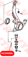 Шаровая опора нижнего рычага передней подвески