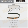 Ремень ручейковый Masuma 3PK- 830