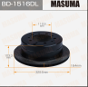 Диск тормозной masuma bd-1516dl [1] перфорированный rear land cruiser/ hdj101k lh