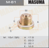 БОЛТ МАСЛОСЛИВНОЙ A/T С МАГНИТОМ MASUMA