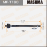 Рулевая тяга masuma mr-t190 / townace truck, townace / cm55, km70