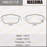 Колодки тормозные дисковые MS0113 от фирмы MASUMA