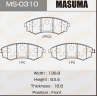 Колодки тормозные дисковые MS0310 от фирмы MASUMA