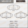 Колодки тормозные дисковые MS0312 от производителя MASUMA