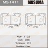 Колодки тормозные дисковые передние MS1411 от компании MASUMA
