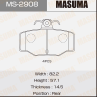Колодки тормозные дисковые MS2908 от производителя MASUMA