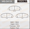 Колодки тормозные дисковые передние MS3419 от компании MASUMA