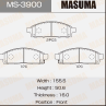 Колодки тормозные дисковые передние MS3900 от компании MASUMA