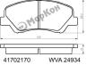 Колодки тормозные дисковые передние 41702170 от фирмы MARKON