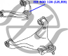 Опора шаровая верхнего рычага передней подвески FRONTIER (D40)  PATHFINDER (R51)  XTERRA (N50)