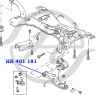 Сайлентблок нижнего рычага передней подвески  передний FORD FOCUS C-MAX  FOCUS II  MAZDA 3 (BK)  AX...