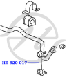 Тяга стабилизатора передней подвески LEXUS ES300 (VCV MCV10) 91-96  RAV 4 (SXA1) 94-00  RAV 4 EV (...