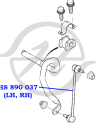Тяга стабилизатора передней подвески MITSUBISHI LANCER (CX  CY CZ ) 2008-  OUTLANDER XL (CW0 ) ...