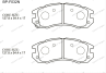 Тормозные колодки gerat bp-f032n (передние) normal