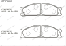 Тормозные колодки gerat bp-f068n (передние) normal