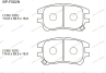 Тормозные колодки gerat bp-f082n (передние) normal